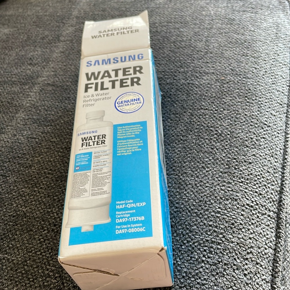 Samsung Water Filter model code HAF-QIN/EXP